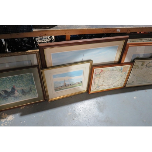 317 - Large quantity of assorted pictures