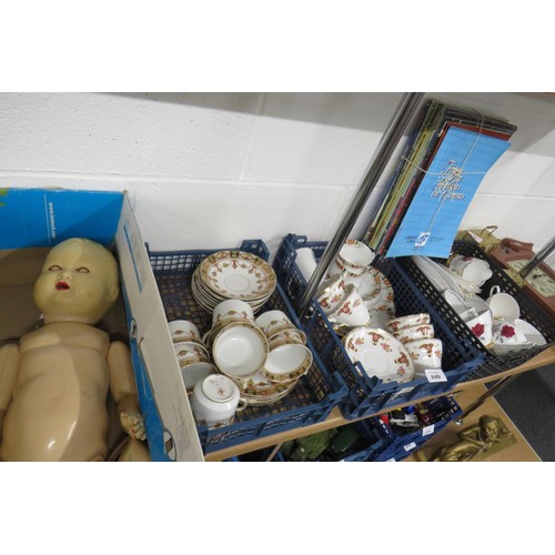 440 - Selection of mixed items including reid's park place china, colclough and royal stafford china, wall... 