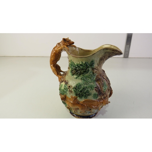 50 - 18th staffs hunting jug