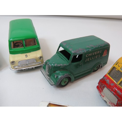 98 - Selection of vintage diecast includes Corgi and Dinky.