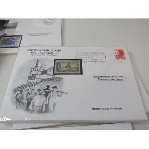 84 - Collection of Danbury Mint First day covers includes, Military WW2, Churchill etc.