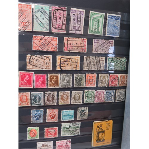 78 - A well stocked stamp album to include Victorian examples.