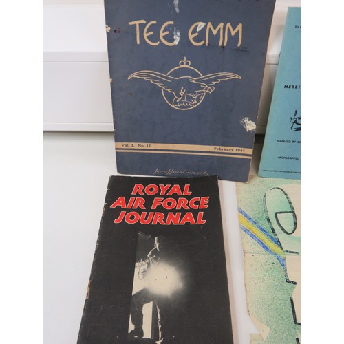 80 - Militaria ephemera includes Air Force Journal, RAF Handle Page Bomber photo, Christmas 1943 Medical ... 