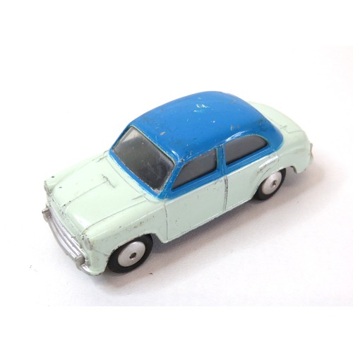 97 - Corgi No 202 Morris Cowley 2 tone combo diecast car.