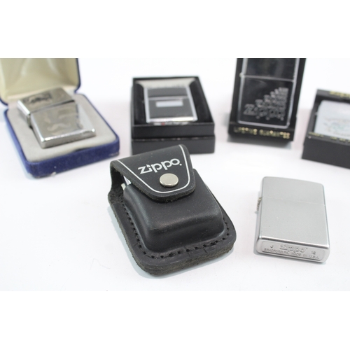 491 - Zippo Pocket Lighters Tobacciana Collectables Inc Boxed Etc Joblot