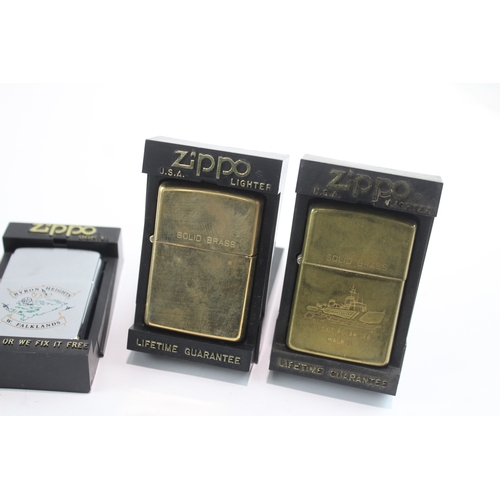 491 - Zippo Pocket Lighters Tobacciana Collectables Inc Boxed Etc Joblot