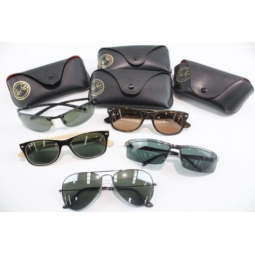 628 - Collection of Designer Rayban Inc Cases  x 5