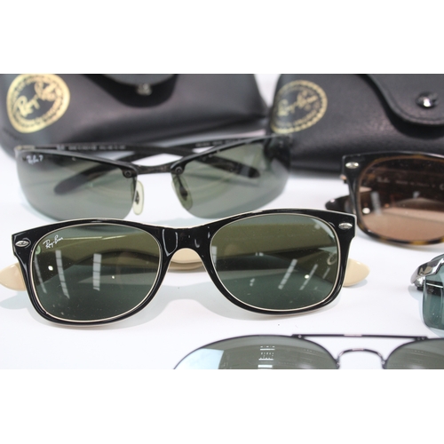 628 - Collection of Designer Rayban Inc Cases  x 5