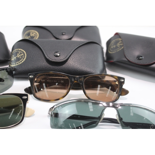 628 - Collection of Designer Rayban Inc Cases  x 5