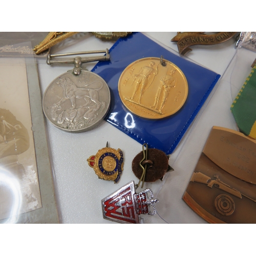 3 - Various Medals, badges, cap badges etc.