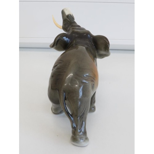 442 - Vintage Royal Dux elephant figure