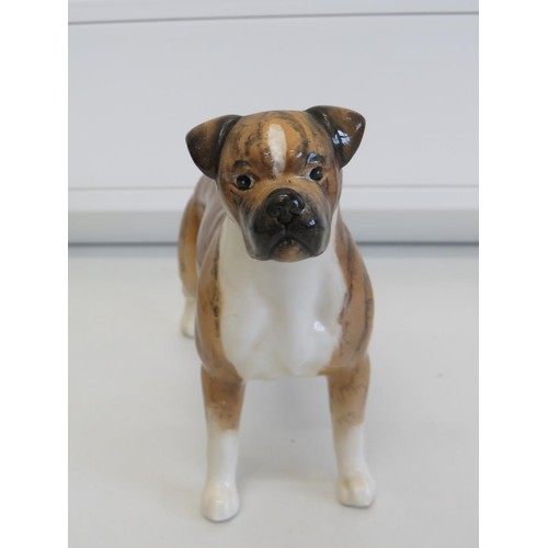 443 - Vintage Beswick boxer dog figure