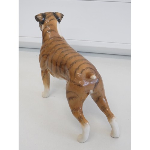 443 - Vintage Beswick boxer dog figure