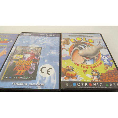 2 - Twelve Sega Mega Drive Games to include Theme Park, Quack Shot, Wiz 