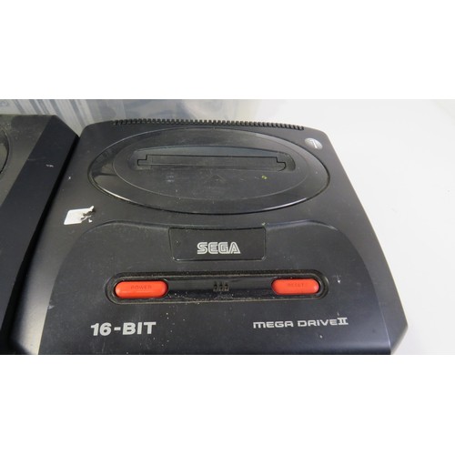 8 - Two Sega Mega Drive 16 Bit Consoles, Controllers, Cables etc