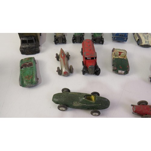 267 - Vintage playworn diecast includes Corgi and Dinky.