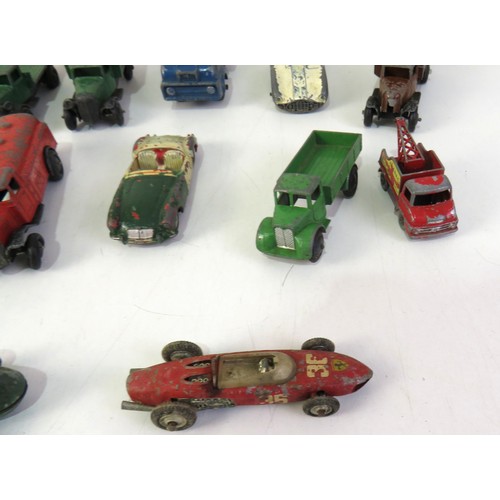 267 - Vintage playworn diecast includes Corgi and Dinky.