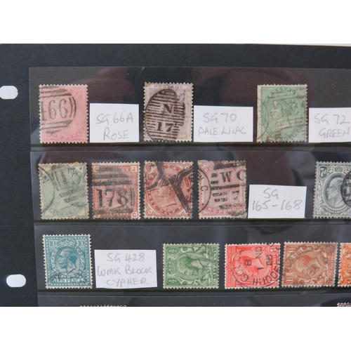 18 - GB stamps QV-KEVII-KGV