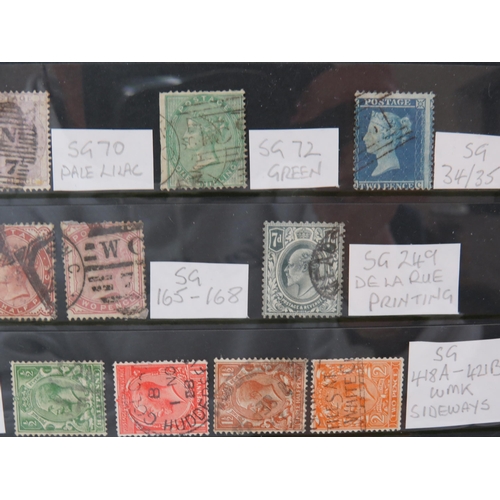 18 - GB stamps QV-KEVII-KGV