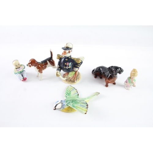 646 - Porcelain Collectable Ornaments Inc Beswick Half Doll, Etc