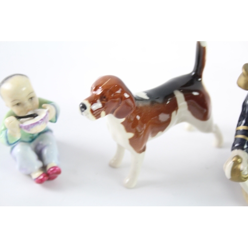 646 - Porcelain Collectable Ornaments Inc Beswick Half Doll, Etc