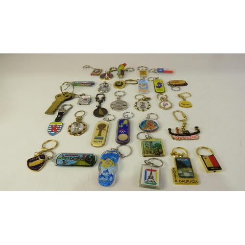 152 - Thirty various key rings