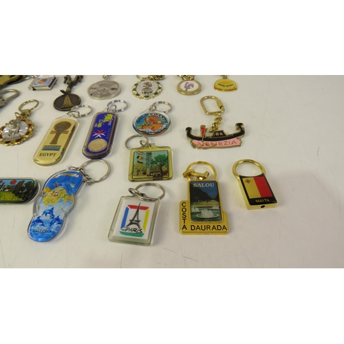 152 - Thirty various key rings