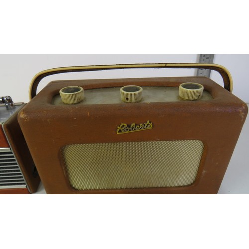 274 - Five vintage radio's includes Roberts.