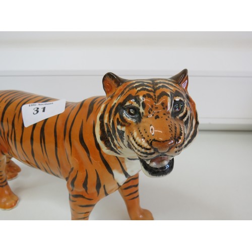 31 - Large Beswick Tiger figurine