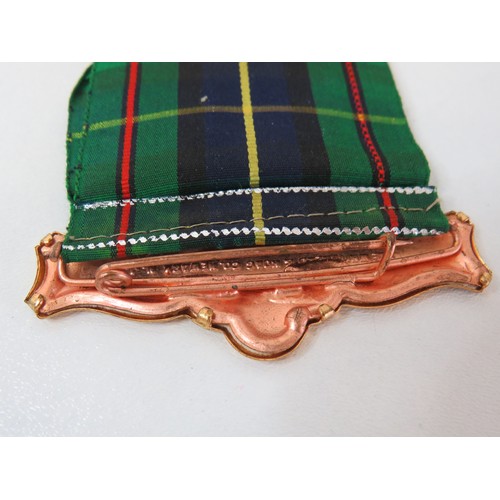 87 - Order of Scottish Clans Fraternal ribbon badge for Clan Mac Leod No 101 O.S.C, Hyde Park Massachuset... 