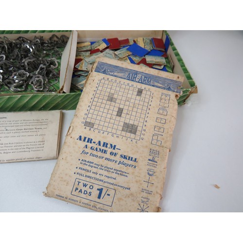 100 - Original Tri-Tactics Boxed Complete Military Board Game H.P. Gibson 1930’s.