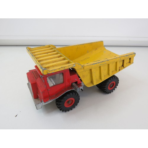 265 - 1970's diecast Dinky toys Aveling Barford Central Dump Truck, Shovel Dozer 977, Matchbox Superkings ... 