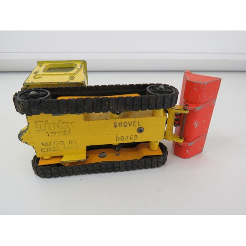 265 - 1970's diecast Dinky toys Aveling Barford Central Dump Truck, Shovel Dozer 977, Matchbox Superkings ... 