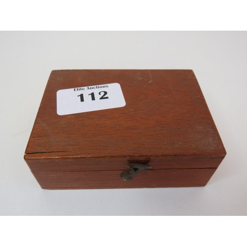 112 - Boxed weights set