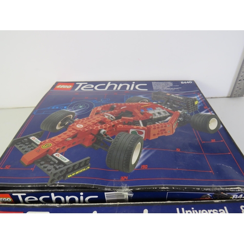 135 - Two Technic Lego sets and one case of loose - all unchecked