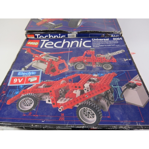 135 - Two Technic Lego sets and one case of loose - all unchecked