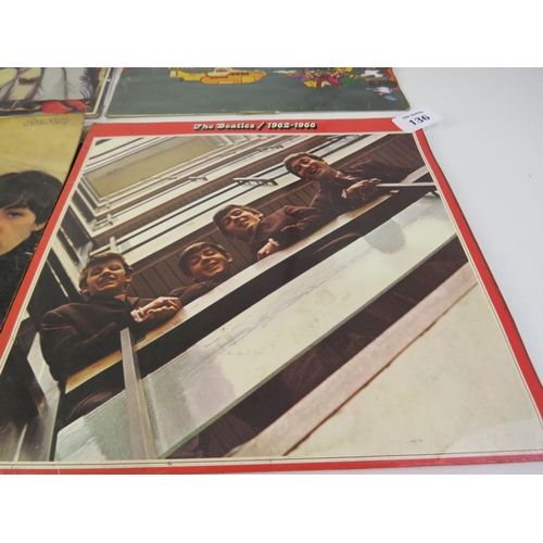 136 - Four assorted Beatles LP's