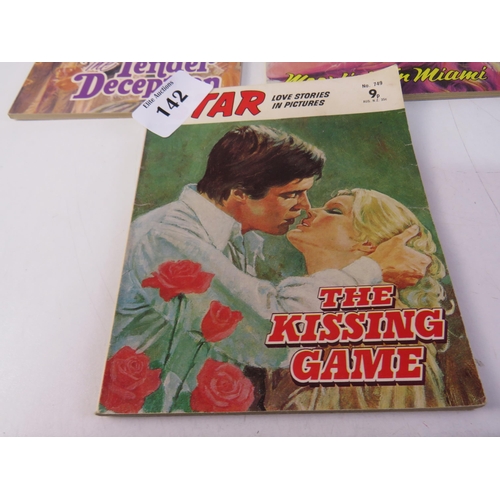 142 - Seven Collectable books to include RAC 1964 handbook, boxed the missal and five love story short sto... 