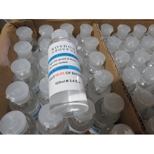 325 - Two boxes of hand sanitizer - approximately 380 100ml bottles