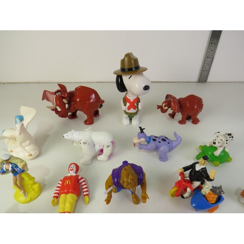 156 - Large collection of vintage Mcdonalds happy meal toys