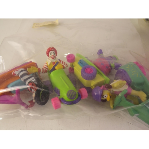 158 - Collection of vintage Mcdonalds happy meal toys