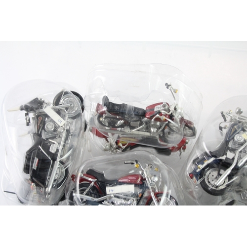 483 - Boxed Diecast Motorcycle Motorbike Models Vintage Inc Harley Davidson Etc X 23