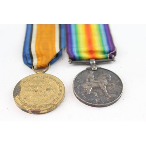 491 - Ww1 Medal Pair Gs-86244 Pte S Bowers R Fus