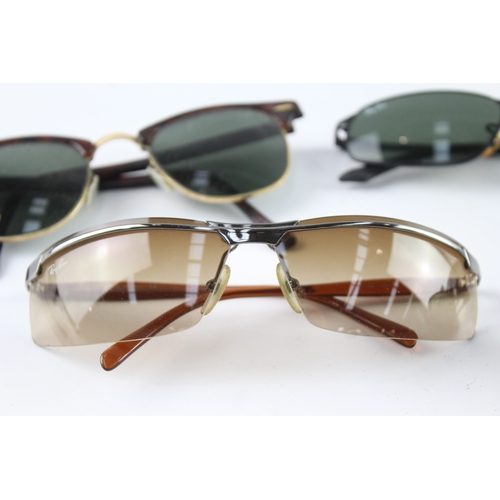 502 - Collection Of Designer Rayban Sunglasses Inc Cased  X 5