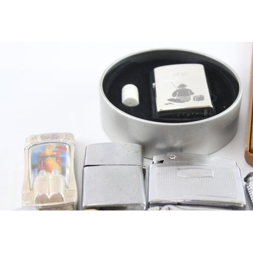 517 - Tobacciana Collectable Pocket Lighters Inc Ronson, Boxed, Etc Joblot