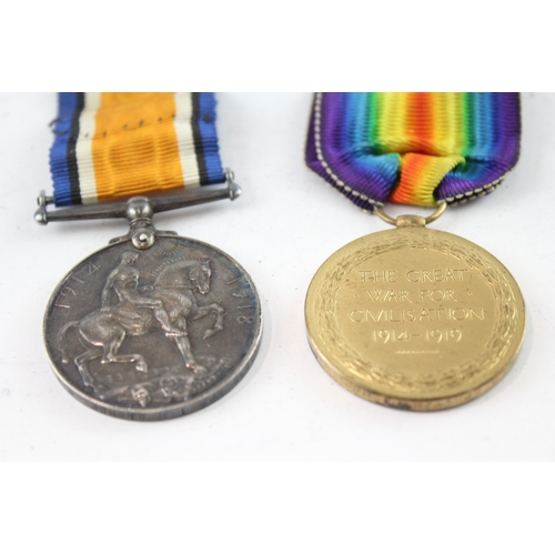 532 - WWI Medal Pair 200239 Spr Tn Bishop Re