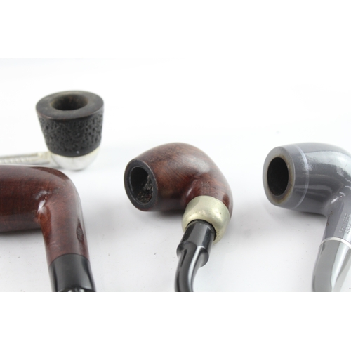 538 - Vintage Smoking Pipes Estate Inc Carved, Branded, Plated Joblot