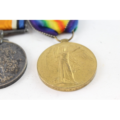 558 - WWI Medal Pair Dm2-190258 Pte Af Cook Asc