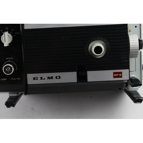 585 - Elmo Gp-E 8Mm Projector with Zoom - Boxed Untested