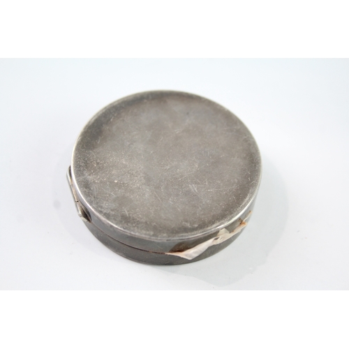 626 - Vintage Hallmarked .925 Sterling Silver Ladies Vanity Compact Case (43G)